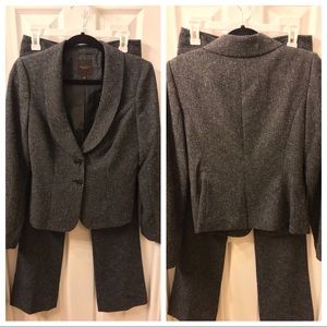 The Limited Charcoal Gray Pant Suit